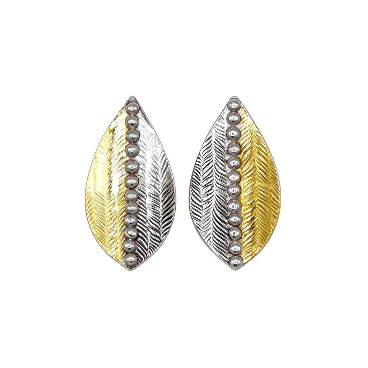 Gilded Leaf Earrings