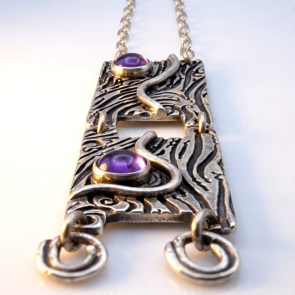 Amethyst Current necklace alternate approved view 3