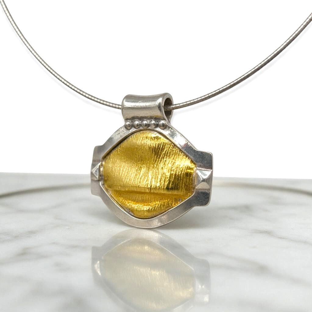 Silk Passage pendant necklace view