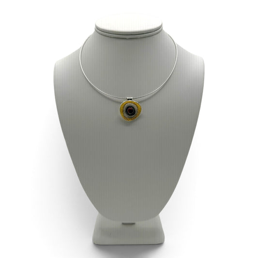 Garnet Orbit Pendant
