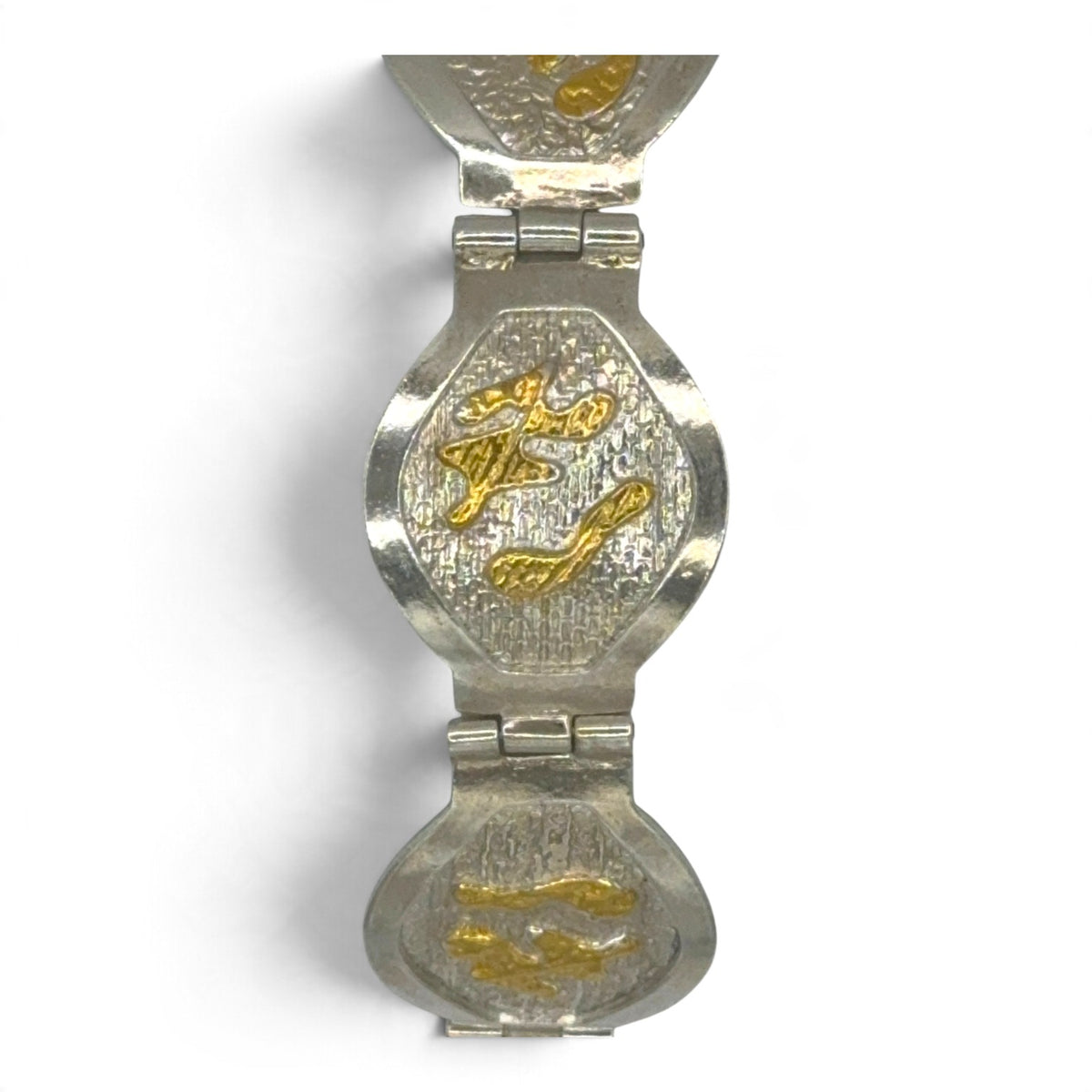 Golden Connections hinged bracelet approved view 2