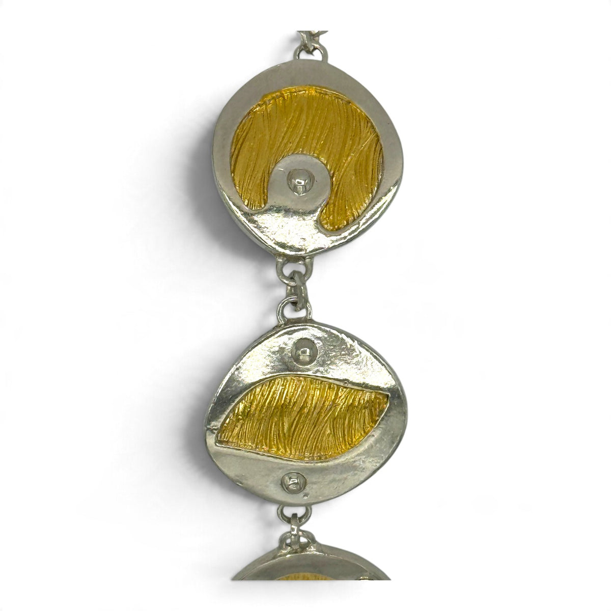 Golden Interplay silver and gold bracelet, view 3