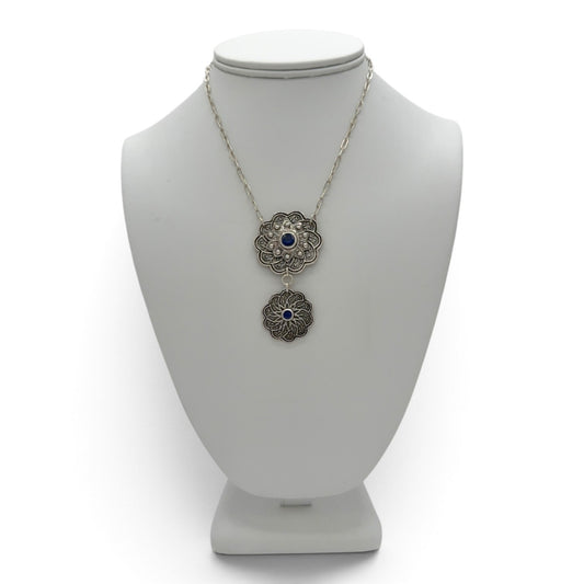 Indigo Bloom Necklace