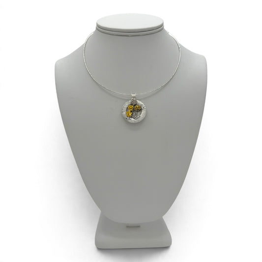 Golden Garden pendant approved alternate view 2