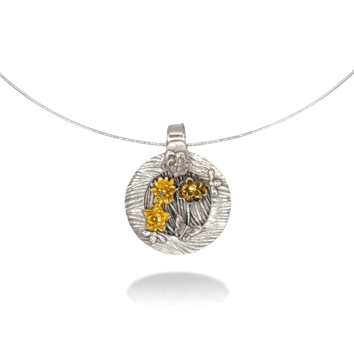 Golden Garden pendant approved alternate view 3